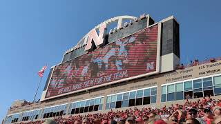 2024 Nebraska Cornhuskers The Cornhusker song by The Killigans vs Rutgers 1052024 [upl. by Eilssel]