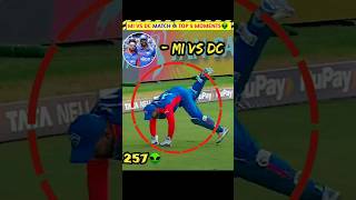 MI vs DC  Match के Top 5 Moments 😱 [upl. by Prentice863]