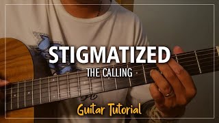 Stigmatized  The Calling  Step by Step Guitar Tutorial  Tuning Half Step Lower EbGCFBbEb [upl. by Limber]