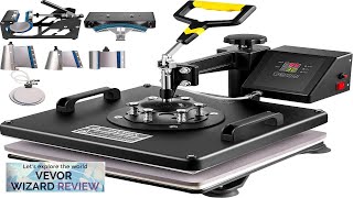 VEVOR Heat Press 15x15Inch 8pcs Heat Press Machine 1050W Multifunctional Sublimation Dual Review [upl. by Bascio]