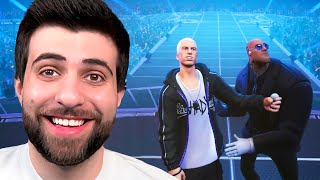 Fortnite EMINEM Concert Reaction Big Bang Event [upl. by Burack]