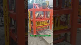 brick laying machine concrete hollow block moulding machine CHB block maker 6 8 inch blocks chb [upl. by Jeconiah]