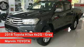 Toyota HILUX 24L 4x2 GHiend  Gray Metallic Philippines  Video by Marvin Masongsong [upl. by Nirrej576]