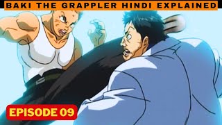 baki the grappler episode 9 in hindi explained  2001 arc [upl. by Donovan]