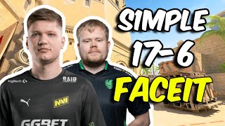 s1mple w Magisk 176 vs FACEIT Ranked Mirage Oct 08 2024  CS2 POV [upl. by Airtal576]