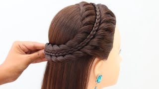 top latest hairstyle for birthday girl  party hairstyle  hairstyle for girls [upl. by Ardnuassak]