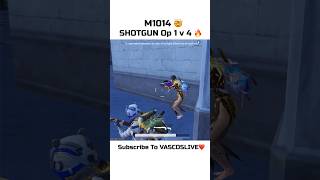 😱OMG M1014 SHOT GUN OP 1 V 4🔥 VASCOsLIVE bgmi pubgmobile youtubeshorts shorts viralshorts [upl. by Thomas]