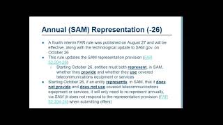 GSAs Implementation of Section 889 of the FY 2019 National Defense Authorization Act NDAA [upl. by Esinahs]