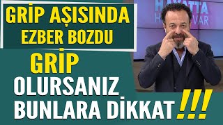 Grip aşısı hakkında ezber bozdu Grip olursanız bunlara dikkat [upl. by Earal]