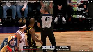 FlightReacts To Golden State Warriors vs Phoenix Suns Full Game Highlights  Nov 22 2023 [upl. by Novel]