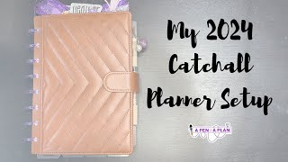 My Catchall Planner Setup 2024  A5 Discbound Planner [upl. by Ethban]