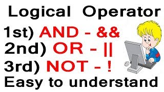 logical operator in C  Logical AND ORNOT Operator in C  Basics of all logical Operator in Hindi [upl. by Llerahs]