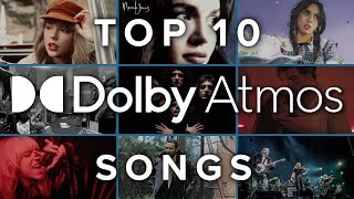 Top 10 Dolby Atmos Songs  Bringing you closer than ever to the songs you love [upl. by Loesceke]