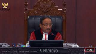 Sidang Perkara Nomor 85PUUXXII2024 Senin 7 Oktober 2024 [upl. by Cartwell646]