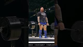 THOR BJORNSSON 458 kg DEADLIFT Rogue Invitational [upl. by Toy248]