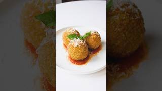 Leftover Risotto Make Arancini shorts cooking [upl. by Allak]