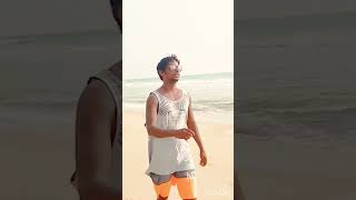 Kerala varkala Beach ⛱️ Tropical sunset school of surf 🏄‍♂️ 🌊 [upl. by Roydd]