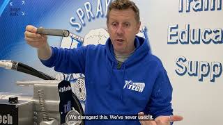 How to Change the Manifold Filter in an Airless Sprayer on a TriTech Sprayer [upl. by Brackely]