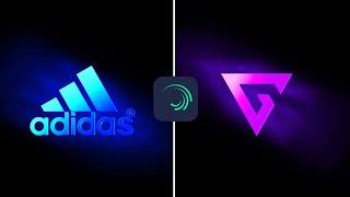 Glowing Logo Animation in Alight Motion  Alight Motion Tutorial [upl. by Enattirb149]