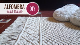 Alfombra Macramé  Tutorial Paso a Paso  Todos los niveles [upl. by Virgil]