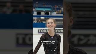 Must watch moment from Romane and Lucas at JGPFigure Ostrava FigureSkating olympicsport [upl. by Naillimixam470]