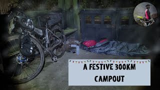 A festive 300km bikepacking campout  in freezing temperatures [upl. by Enilecram253]