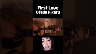 first love  Utada Hikaru acousticcover jpopcover 弾き語り [upl. by Uaeb]