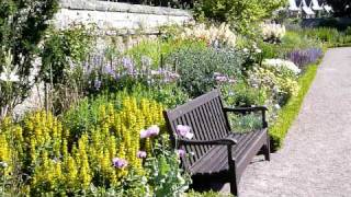 Garden at Dirleton Castle Scotland [upl. by Aicilak808]