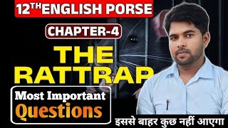 The Rattrap  Most Important Questions  Class 12 English 2025 [upl. by Jacques]