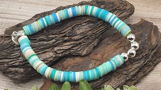 The easy way to make heishi bracelets [upl. by Atolrac]