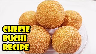 SOFT amp CHEESY BUCHI RECIPE  HOW TO MAKE BUCHI WITH CHEESE FILLING  SESAME BALLS RECIPE [upl. by Airdnax278]