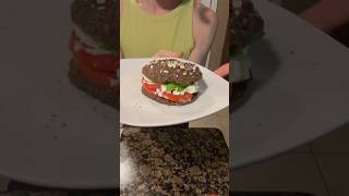 Easy lentil bread 🥪 lentilrecipe vegan veganbreakfast lentilsrecipe lentilbread vegetarian [upl. by Acirretal]