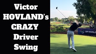 Victor Hovland Driver Swing Crazy Tee Shot  2023 Tour Championship [upl. by Shifra]