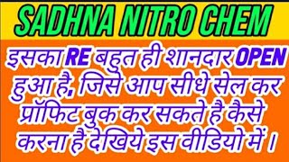 Sadhna nitro chem share latest news Sadhna nitro chem right issue share RE share hold or sell [upl. by Ahtilat]