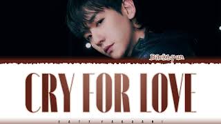 BAEKHYUN – CRY FOR LOVE Lyrics Color CodedHanRomEng [upl. by Llyrehc]