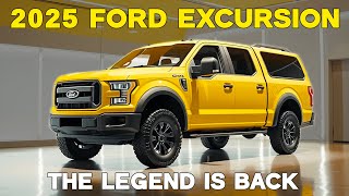 2025 Ford Excursion Review  The Legend Is Back [upl. by Siddra]