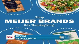 Shop for Meijer brands for Thanksgiving dinner help feed a family in need  Sponsored [upl. by Rohclem]