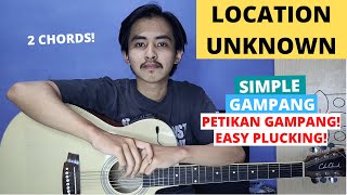 TUTORIAL PETIKAN Location Unknown  Honne Tutorial Gitar CHORD SIMPLE GAMPANG Easy Chords [upl. by Aserehc]