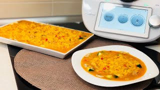 ARROZ CREMOSO DE POLLO con THERMOMIX TM6  Probamos Alta Temperatura [upl. by Clovah]