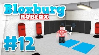 Bloxburg 12  BUILDING A GYM Roblox Welcome to Bloxburg [upl. by Anehsuc]