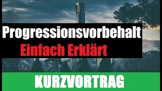 Progressionsvorbehalt § 32b EStG EINFACH ERKLÄRT [upl. by Sally]