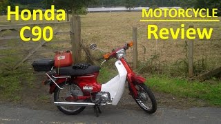 Honda C90 Cub  Motorcycle Review [upl. by Assenay]