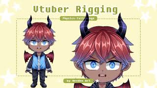 live2d rigging chibi vtuber [upl. by Nalad]