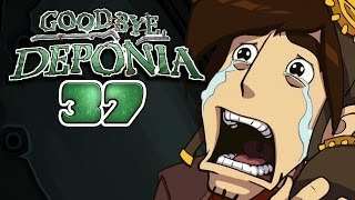 GOODBYE DEPONIA HD 037  Ein Held stirbt ein Mädchen lebt ★ Lets Play Goodbye Deponia [upl. by Ruddie]