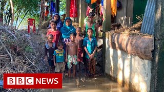 Bangladesh flooding survivors describe their swim to escape  BBC News [upl. by Etsirk]