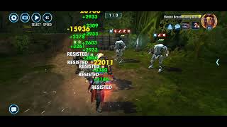 SWGOH Jedi Cal Kestis Event  G12  No Gear  No Zetas  Tier 2 [upl. by Dnalyr]