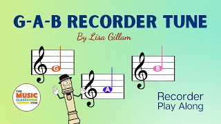 EASY Recorder Song for Beginners B A G [upl. by Llennor246]