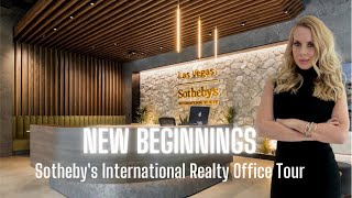 Welcome to Sothebys International Realty Las Vegas Exclusive Office Tour amp New Beginnings [upl. by Alaecim61]