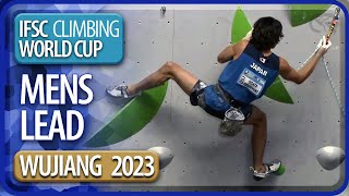 Lead Finals  Wujiang  Mens  2023  IFSC World Cup [upl. by Adnovad]