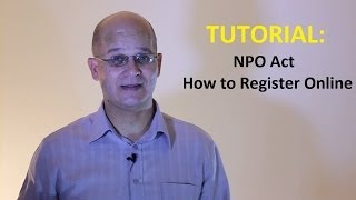 NPO ACT HOW TO REGISTER ONLINE [upl. by Lisan]